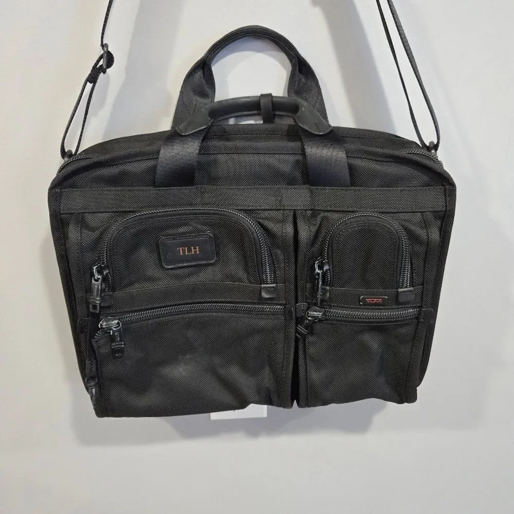 🐢 TUMI Alpha Expandable Organizer Laptop Briefcase
